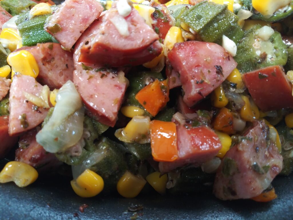 Corn and Okra Maque Choux